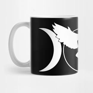 Owl and triple moon Mug